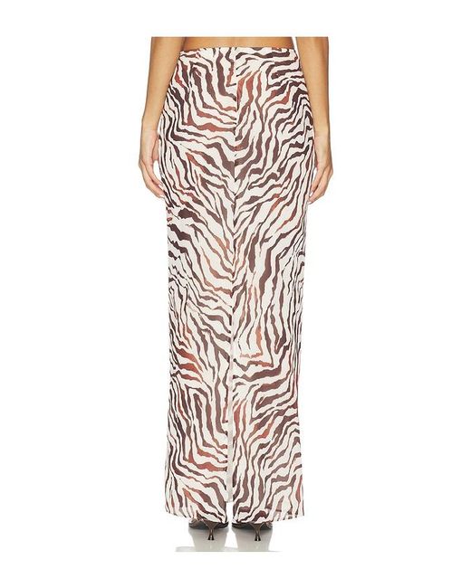 Lovers + Friends White Marisol Maxi Skirt