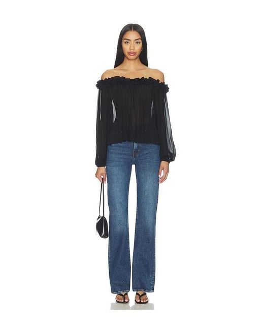 PAIGE Black Casey Blouse