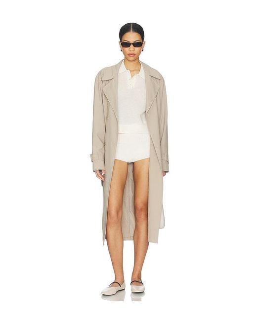 Lovers + Friends White Lanney Knit Mini Short