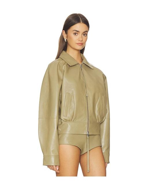 retroféte Natural Mariel Leather Jacket