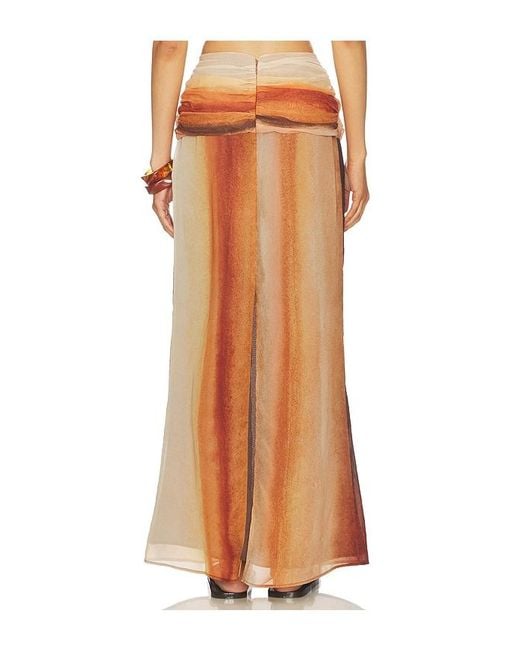 Baobab Orange Sumaq Maxi Skirt