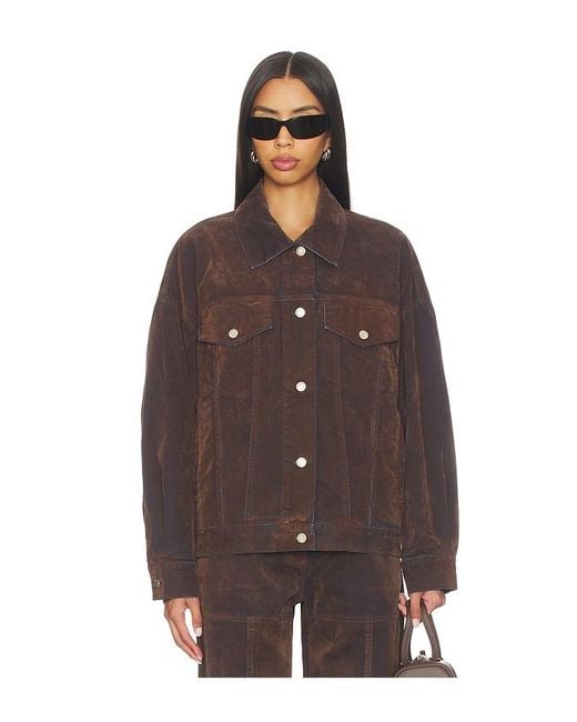 BY.DYLN Brown Azalea Jacket