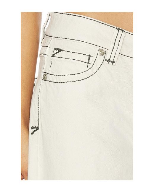 A.Brand White 99 Baggy Jeans