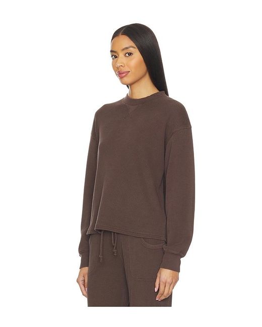 Frankie's Bikinis Brown Noah Thermal Shirt