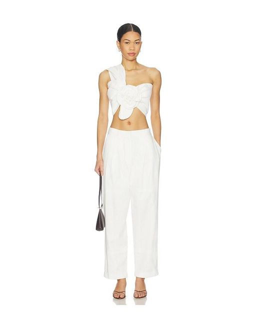 JBQ White Kai Pant