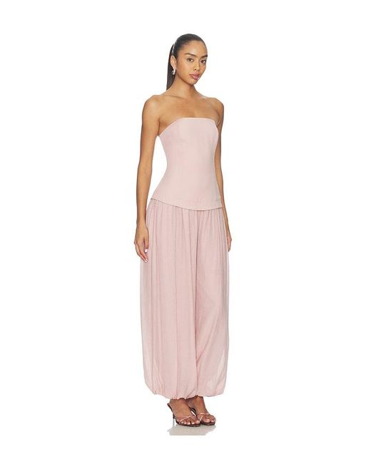 Line & Dot White Lowen Jumpsuit
