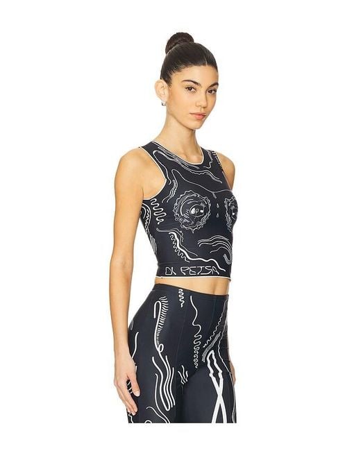 DI PETSA Venus Shell Lycra トップ Blue