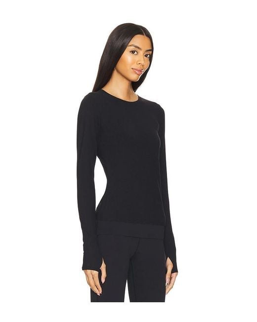 Splits59 Black Airweight Lite Long Sleeve Top