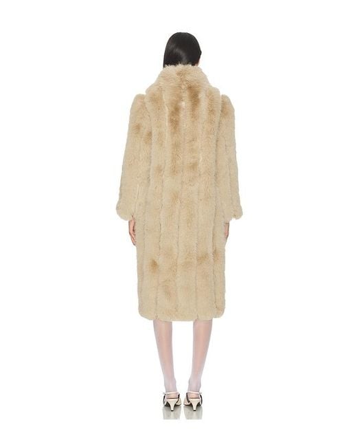 Elliatt Natural Lux Faux Fur Coat