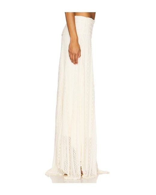 MORE TO COME Natural Karina Maxi Skirt
