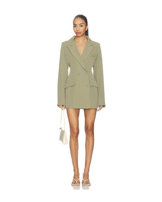 SNDY'S Green Ryan Blazer Dress