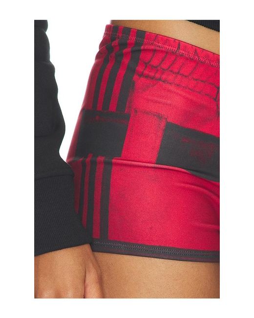 Adidas Originals Red Av Printed Shorts 2 Pack