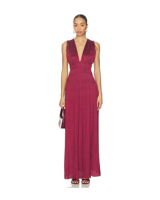 Ulla Johnson Red Tasneem Gown
