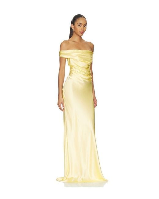 The Sei Metallic Bardot Gown