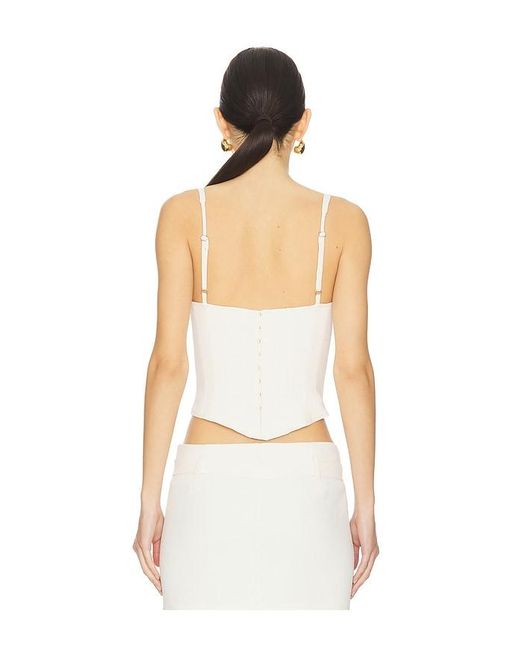 Kimberly Taylor White Juliette Bustier