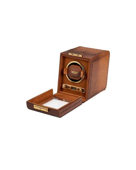 Wolf Brown Brogue Single Winder