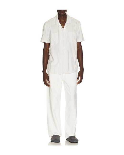 PAIGE White Jacobson Shirt for men