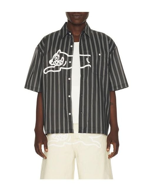 ICECREAM Black Boost Button Up Shirt for men