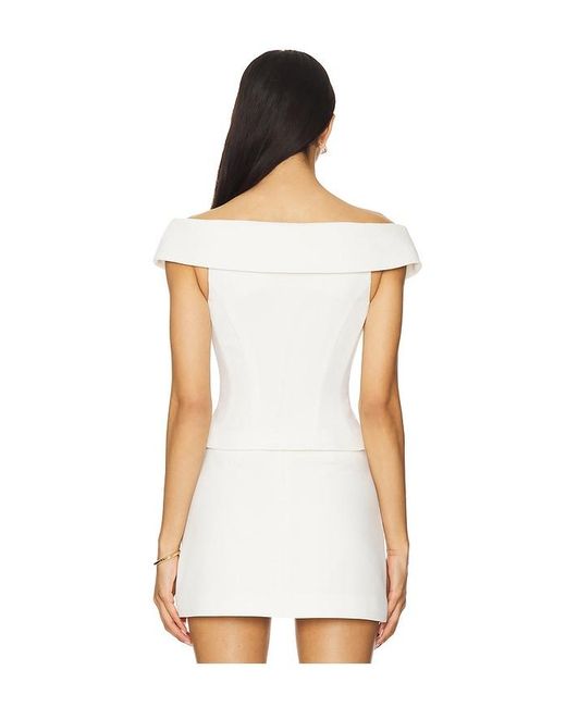 Haut Brooke en Ivory MAJORELLE en coloris White