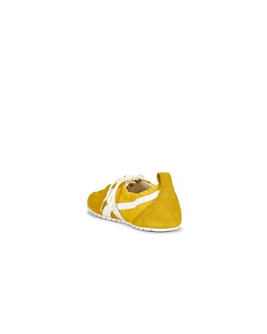 Tory Burch Yellow Hank Ballet Sneaker