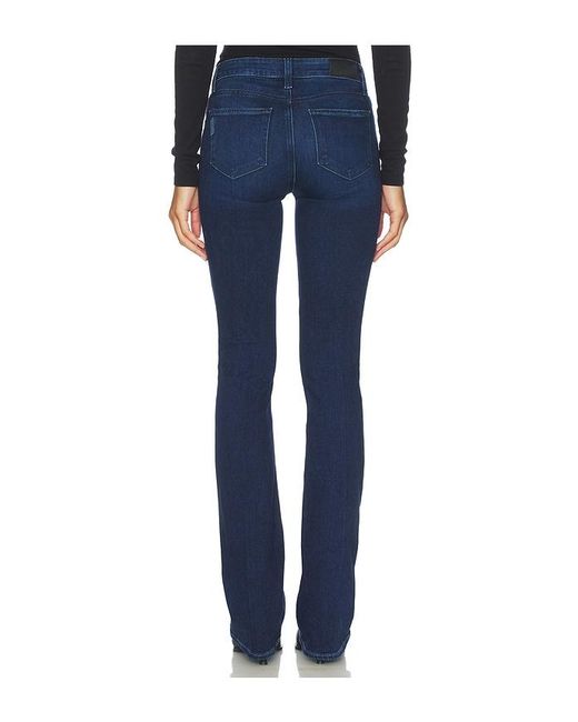 PAIGE Blue High Rise Manhattan Boot Jeans