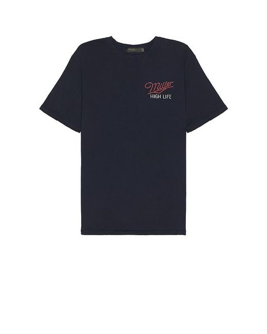 Junk Food Blue Welcome To The High Life Tee for men