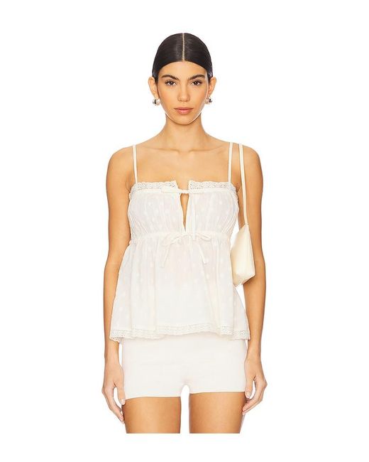 Ulla Johnson White Ärmelloses Oberteil Quinn
