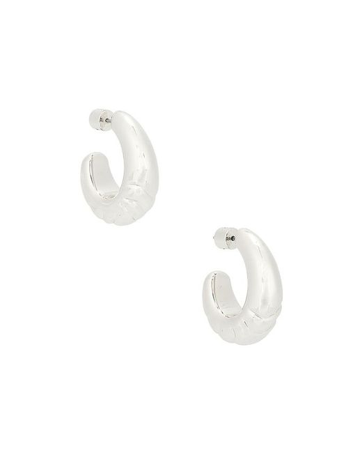 Jenny Bird White Slim Nelle Hoops