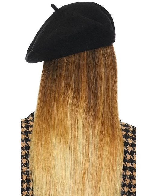 Hat Attack Black Classic Wool Beret