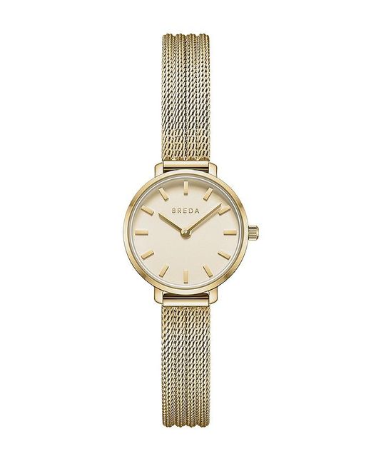 Breda Metallic Beverly Mesh Watch