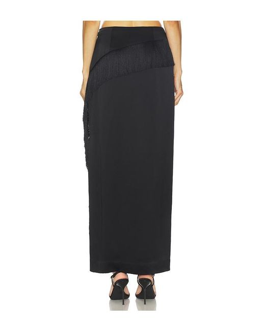 SRG Black Sandra Silk Skirt