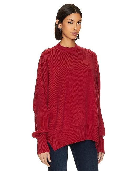 Free People Red Easy Street Tunic