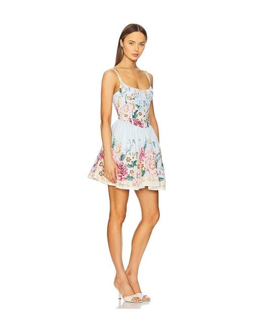 Agua Bendita White Spring Blush Dress