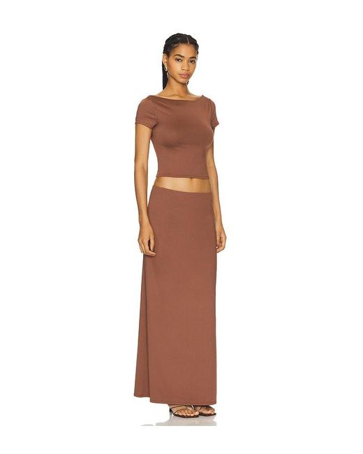 superdown Brown Oaklyn Maxi Set
