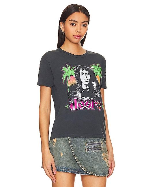 Daydreamer Multicolor The Doors Twin Palms Ringer Tee