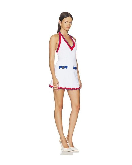 retroféte Red Florra Knit Dress