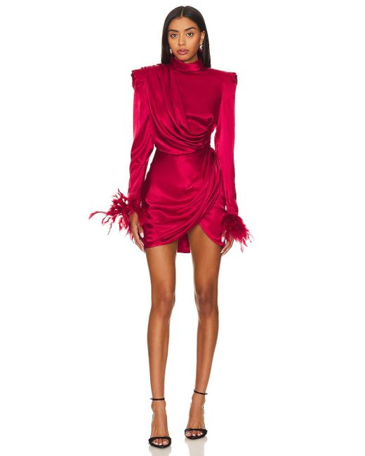 Bronx and Banco Nadine Flame Mini Dress in Red | Lyst