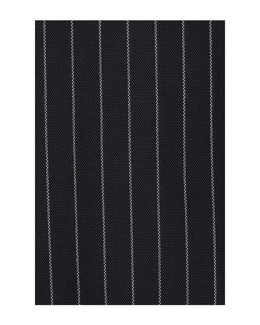 KROST Black Elliott Pinstripe Trouser for men