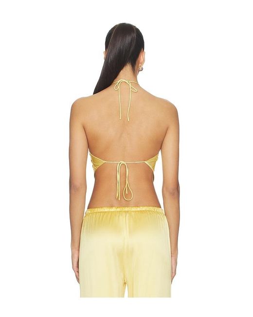 ÉTERNE Yellow Freya Top