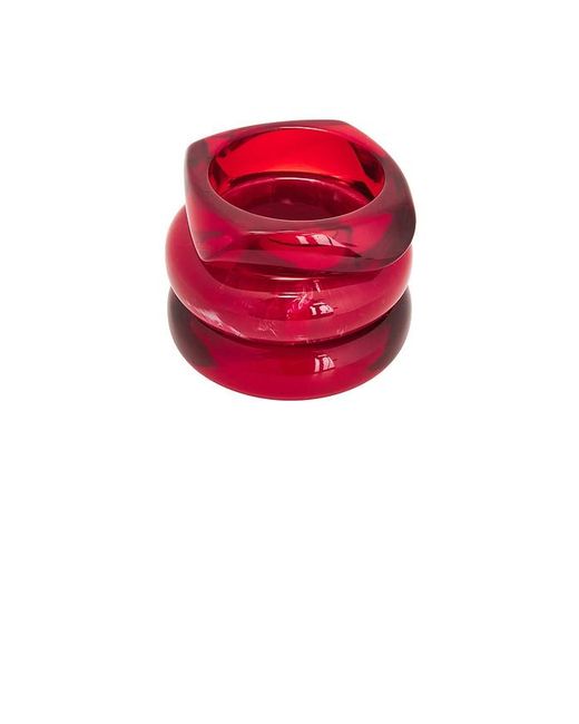Luv Aj Red The Formentera Bangle Set