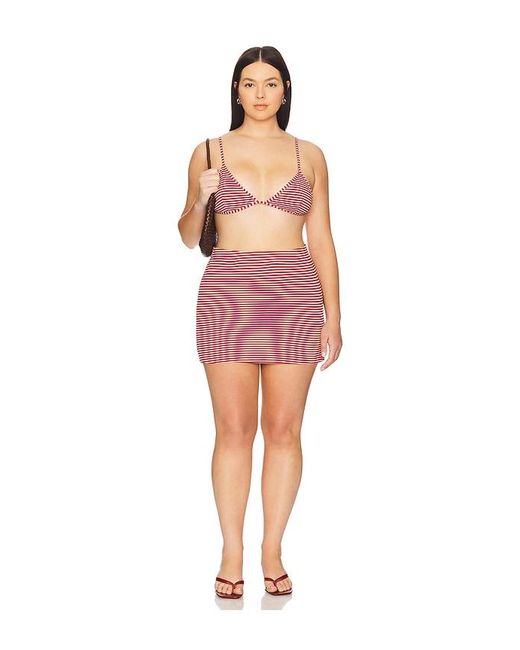 L'academie Pink 'Academie Harlow Skirt