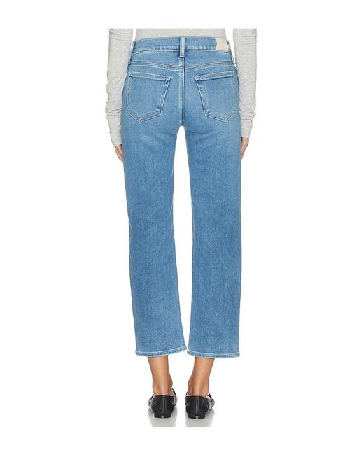 PAIGE Blue Mason Ankle Maternity Jeans