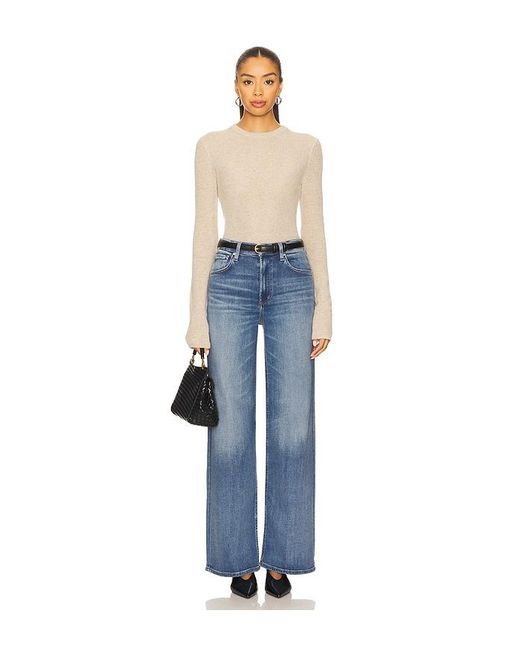 Citizens of Humanity Blue Alessia Crewneck Sweater