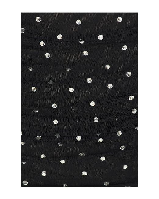 retroféte Black Cossette Embellished Dress