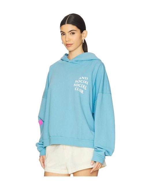 ANTI SOCIAL SOCIAL CLUB Cozy Oversized Hoodie in Blue Lyst UK