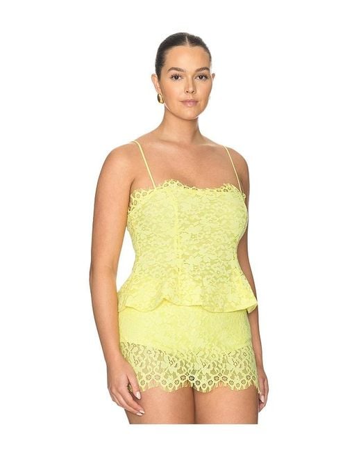 AFRM Yellow Ari Top