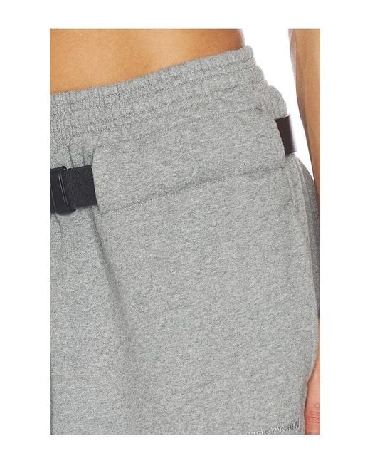 Alexander Wang Gray Belted Sweatpant