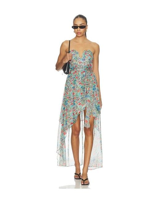 Amanda Uprichard Multicolor Aurelia Maxi Dress