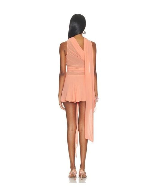 GUIZIO Orange Cyrielle Dress