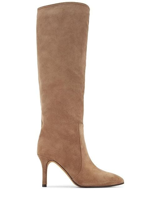 Toral Brown Suede Tall Boot